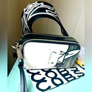 Marc Jacobs x Futura Pointman Snapshot Crossbody w/dust bag & Marc Jacob’s Strap